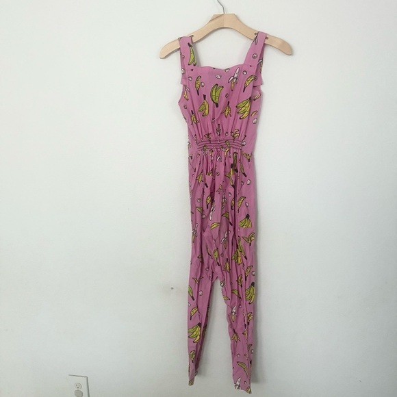 Nooworks Banana Print Overalls Jumper XS - Picture 7 of 9